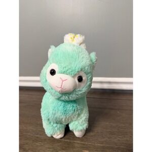 Hug Fun Mint Green Alpaca with Easter Bunny Ears Plush